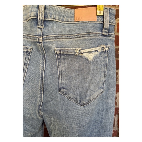 NWOT Anthropologie PAIGE MR Sloan Boot in Davia Distressed  Size 27 - Picture 9 of 13